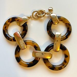 JCrew Tortoise Link Bracelet